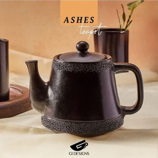 Ashes Teapot Black