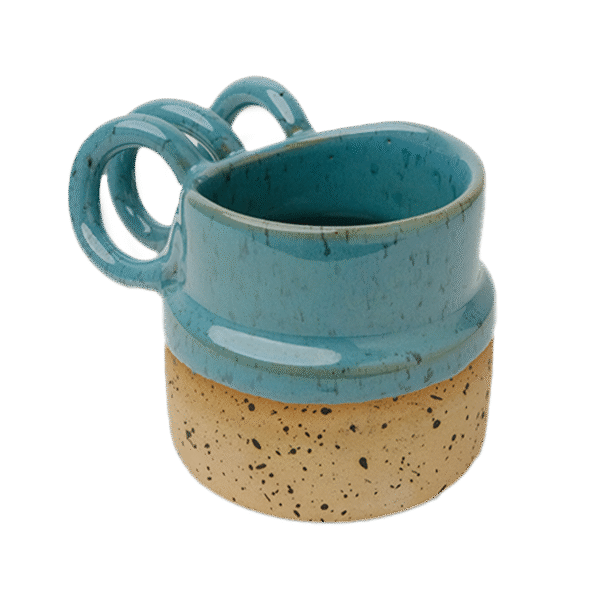Triple Hoop Mug Baby Blue