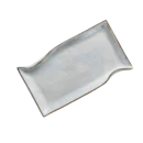 Wave Serving Plate White & Gold