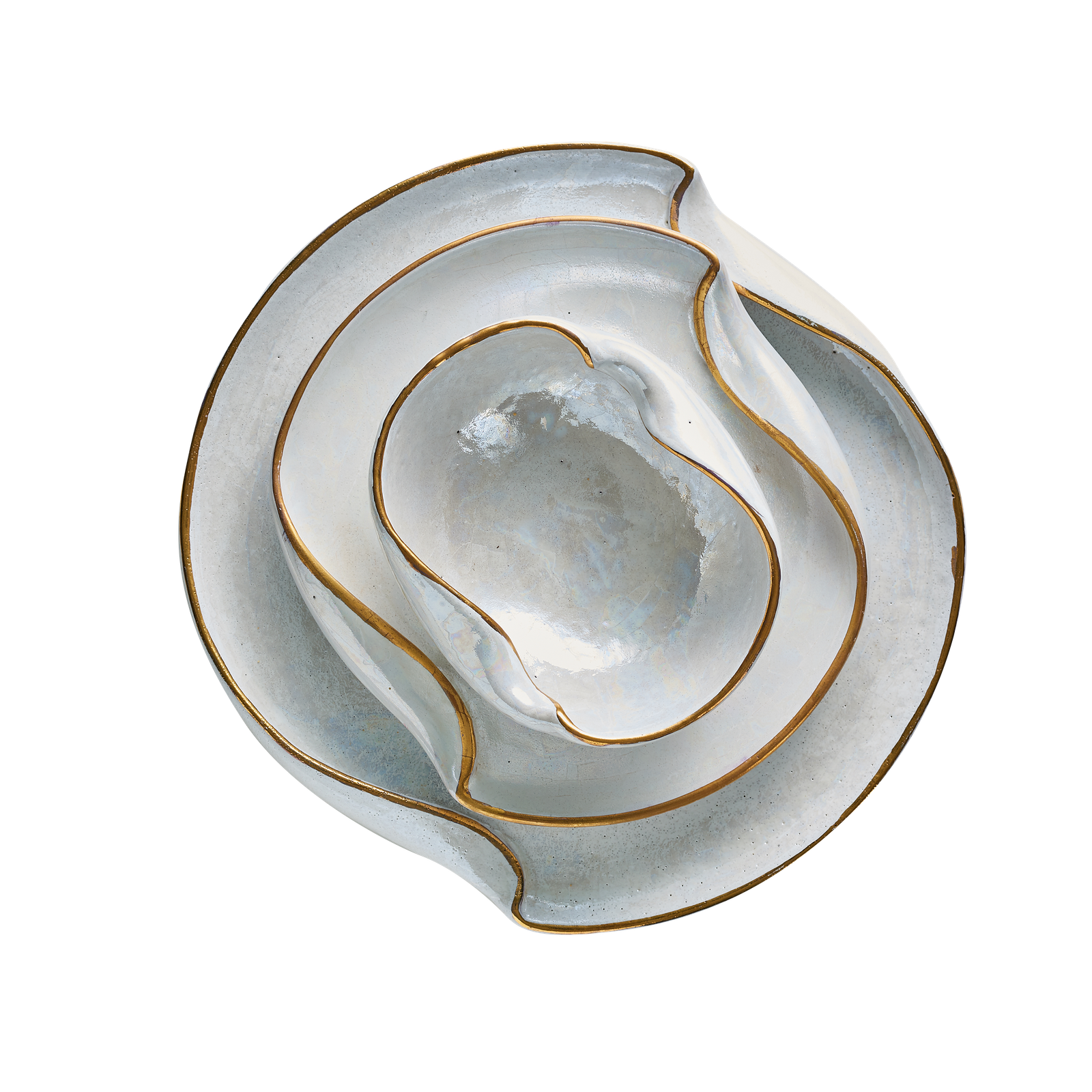 Wave Set White & Gold - Image 5