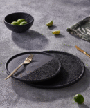 Ashes Set Black Half Hammered