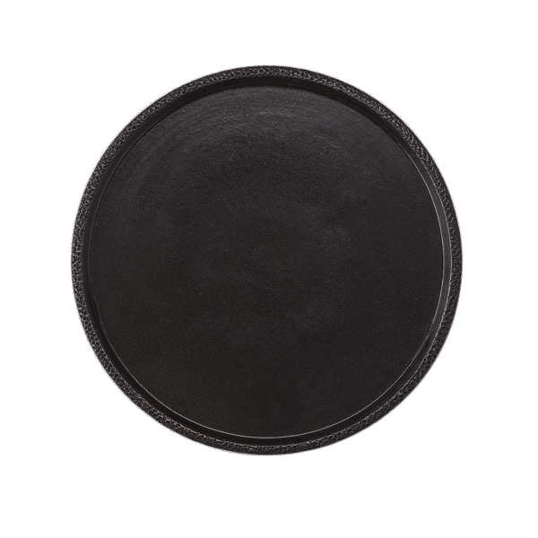 Ashes Plate Full Hammered Edge Black