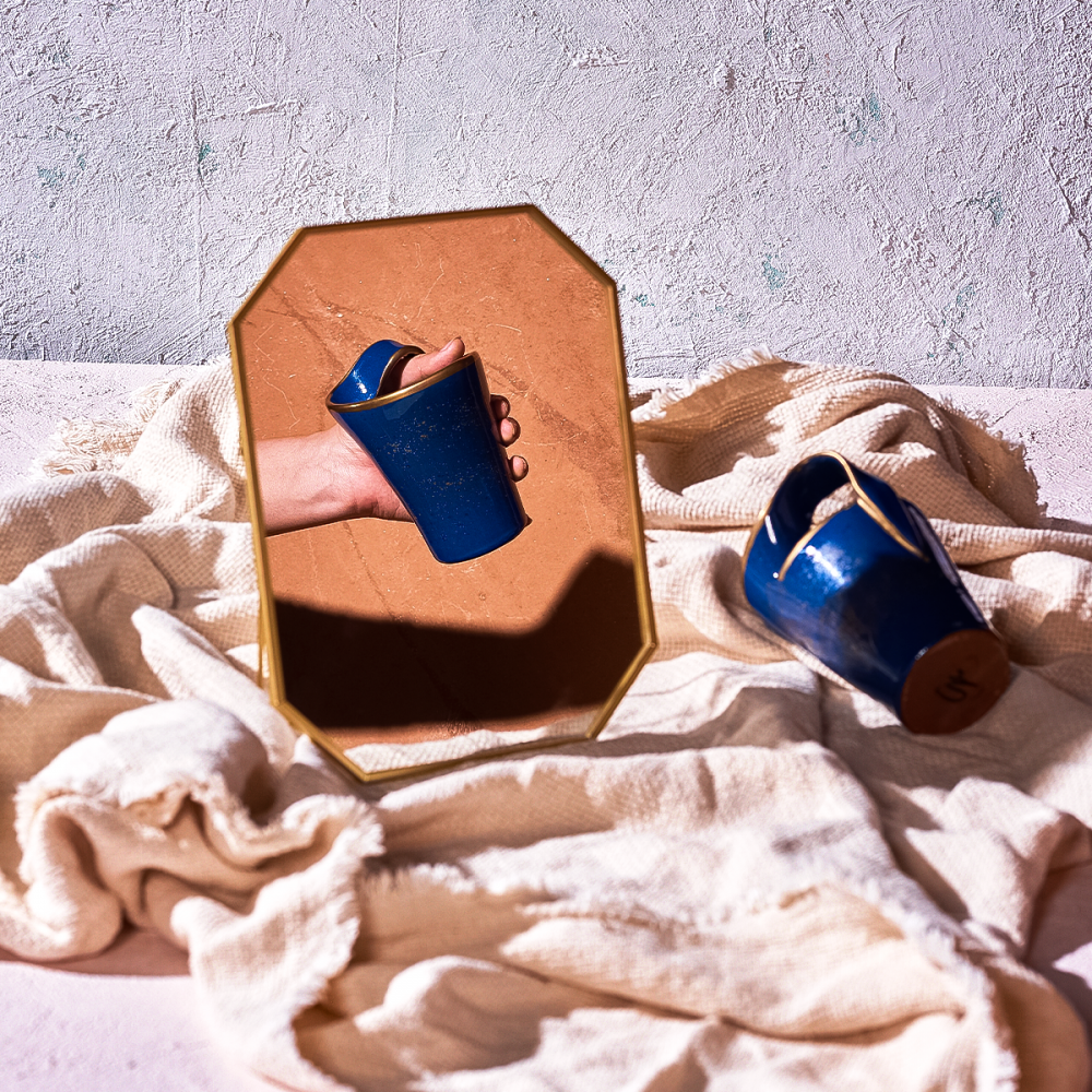 Clip Mug Blue * Gold