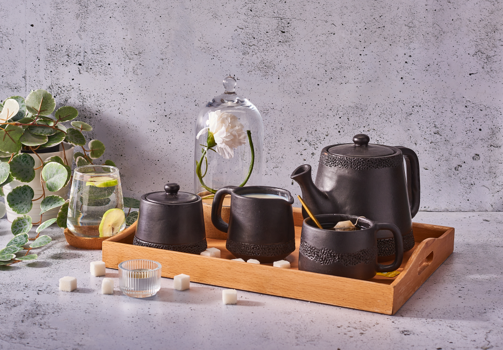 Ashes Teapot Set Black