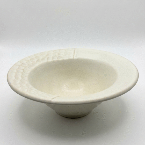Pebble Pasta Bowl White