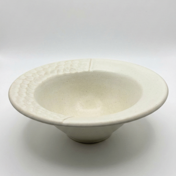 Pebble Pasta Bowl White